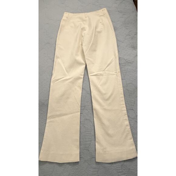 90s Alberto Biani White Tailored Pants Italy 40 Trousers Minimal Quiet Luxury S - Picture 3 of 5
